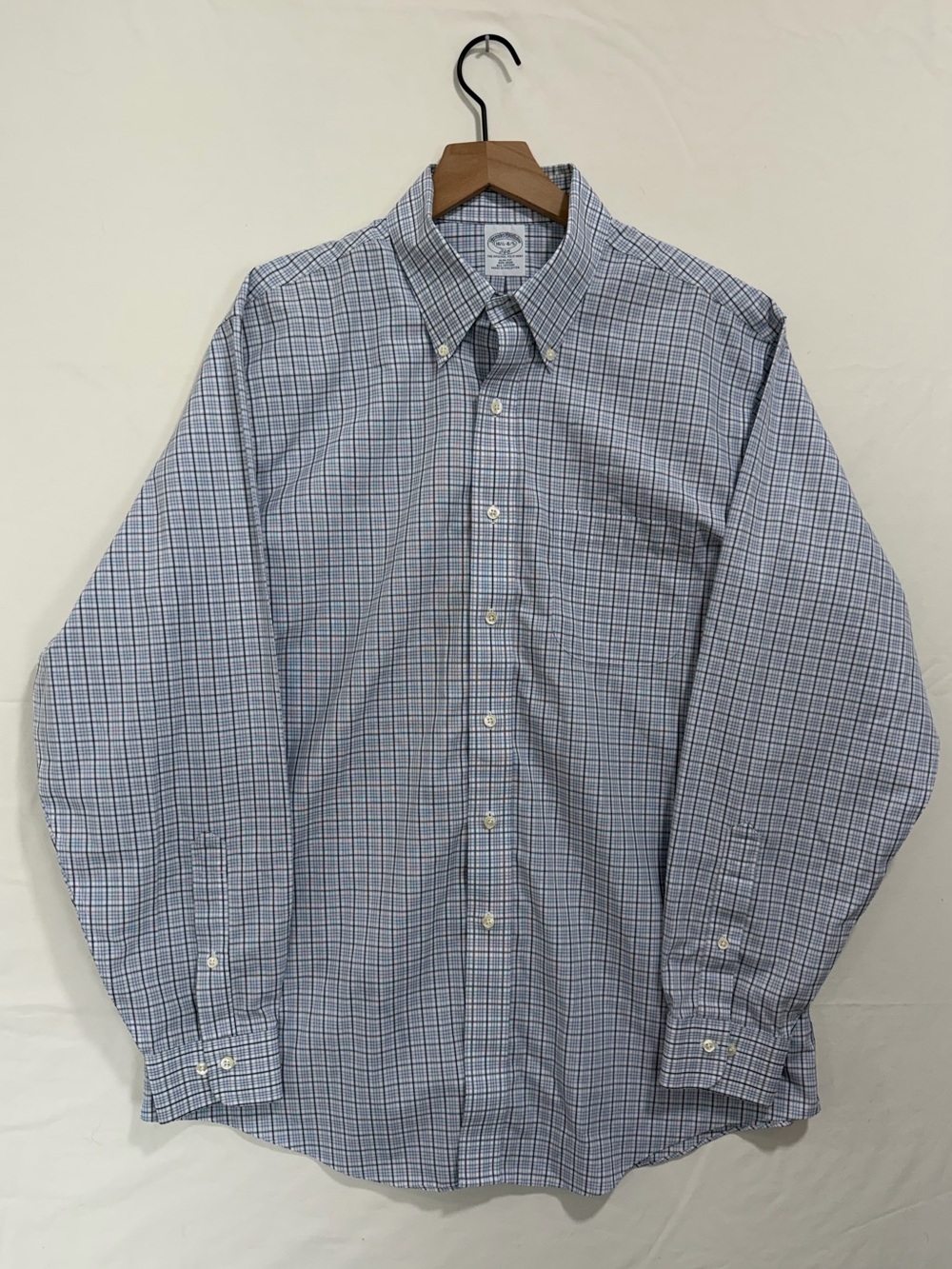 Brooks Brothers 346 Men’s Slim Fit Plaid Button-Down Shirt